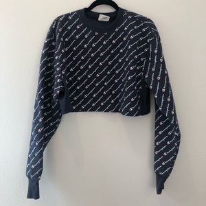 Champion Crop Sweatshirt size small